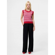 French Connection Klara Flec Striped Vest