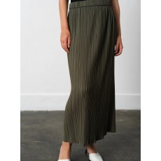 French Connection Niri Plisse Columned Midi Skirt