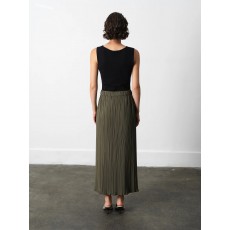French Connection Niri Plisse Columned Midi Skirt