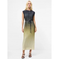 French Connection Xena Pleated Ombre Midi Dress