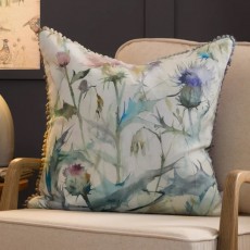 Cirsium Cushion Damson/Cream 50 x 50