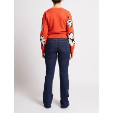 French Connection Paislee Floral Jacquard Jumper
