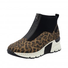 Rieker Zip Up Platform Trainer