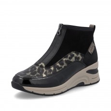 Rieker Zip Up Platform Trainer Boot