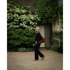 Chalk Soho Slouch Suede Bag