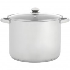 Judge Essentials Glass Lid Stock Pot 28cm