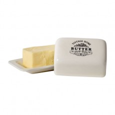 Vintage Home Cream Butter Dish