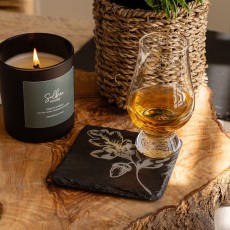 Single Slate Coaster-Autumn Acorns