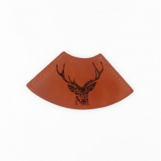 Leather Corner Bookmark-Stag