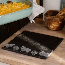 Slate Pot Stand-Sheep