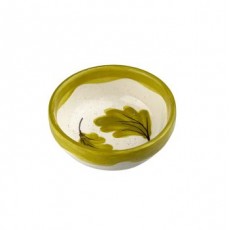 Ceramic Dip Bowl Oak Leaves
