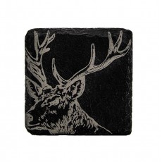 Single Slate Coaster-Stag