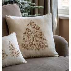 Embroidered Tree Cushion 45x45
