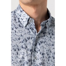Dario Beltran Denso Mountain Print Shirt