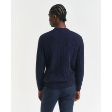 Gant Lambswool Cable C-Neck
