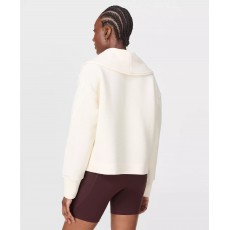 Sweaty Betty Peaceful Rib Half Zip Cropped