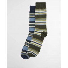Barbour Summer Stripe 2 Pack Socks