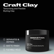 Sebastian Professional Craft Clay Texturizing & Flexible Styling Clay | 50g
