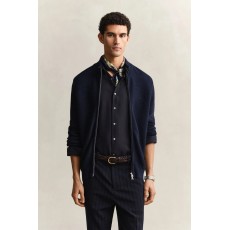 Gant Cotton Texture Zipped Cardigan