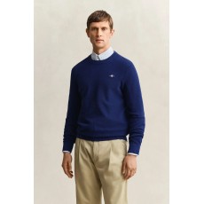 Gant Micro Textured Cotton C-Neck