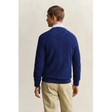 Gant Micro Textured Cotton C-Neck