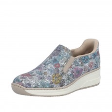 Rieker Floral Casual Slip on Rieker Floral Casual Slip on