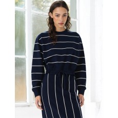 French Connection Sunday Sweat Striped D/S Top French Connection Sunday Sweat Striped D/S Top