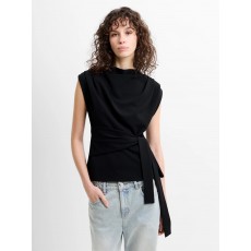 French Connection Zion Jersey Belted Shift Top French Connection Zion Jersey Belted Shift Top