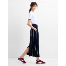 French Connection Sunday Sweat Striped Midi Skirt
