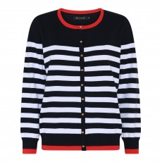 Micha Cardigan Cotton Nautical Stripe
