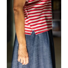 Chalk Wei Stripe Top