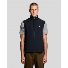 Lyle & Scott Mesh Back Softshell Funnel Neck Gilet