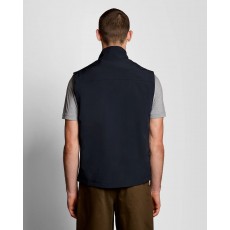 Lyle & Scott Mesh Back Softshell Funnel Neck Gilet