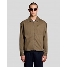 Lyle & Scott Enzyme Wash Zip Through Overshirt