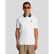 Lyle & Scott Tartan Collar Polo Shirt