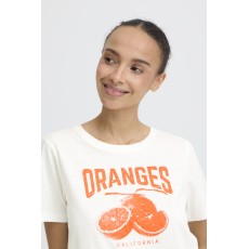 B.Young Sobbe Print Tshirt