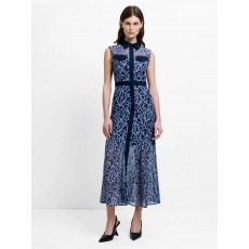 French Connection Skye Lace Godet Shirt Dress