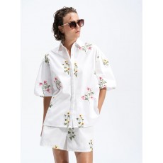 French Connection Cambria Cotton Ss Shirt