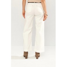 Numph Parisan Cropped Twill Trousers