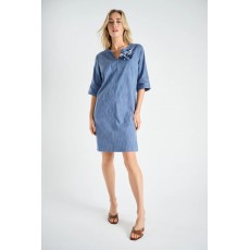 Marie Mero Straight and wide denim dress