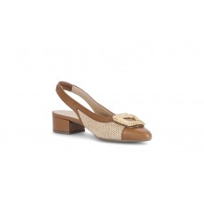 Gabor Contrast Slingback Shoe