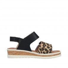 Rieker Animal Print Sandal