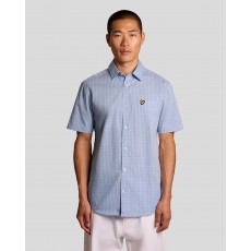 Lyle & Scott Short Sleeve Grid Check Shirt