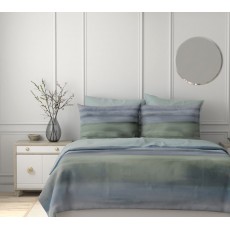 Dreamworld Ombre Stripe Blue Duvet Set