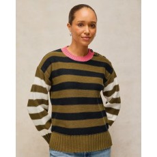 White Stuff Bea Button Cotton Jumper White Stuff Bea Button Cotton Jumper