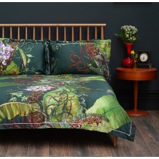 Timorous Beastie Topical Tropical Duvet Set Bottle Green Timorous Beastie Topical Tropical Duvet Set Bottle Green