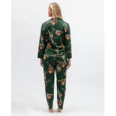 Cyberjammies Ember Sloth Print Dark Green L/Slv Pyjamas Cyberjammies Ember Sloth Print Dark Green L/Slv Pyjamas
