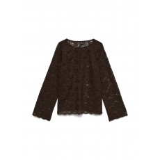 Vero Moda Bloom Lace LS Boat Neck Top