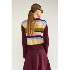 Numph Riette Pixel Stripe Pullover