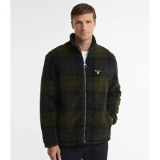 Barbour Tartan Fleece Zip Through Sweatshirt